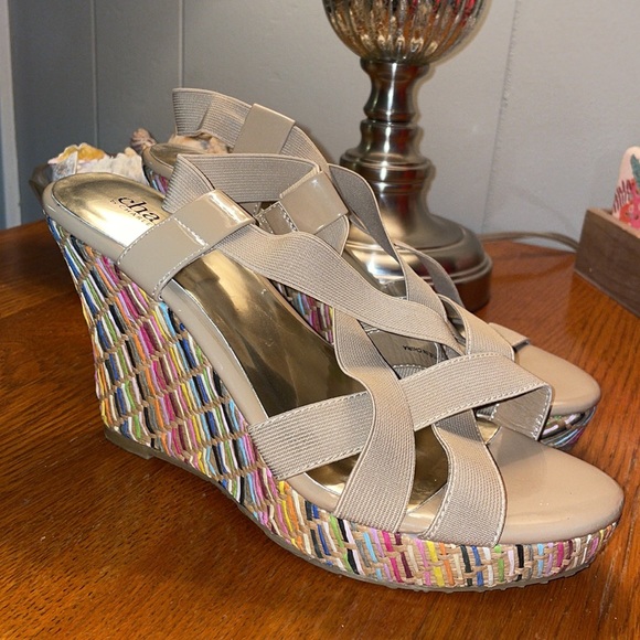 👡 Charles by Charles David “Legit” Wedge Sandals - Picture 1 of 8